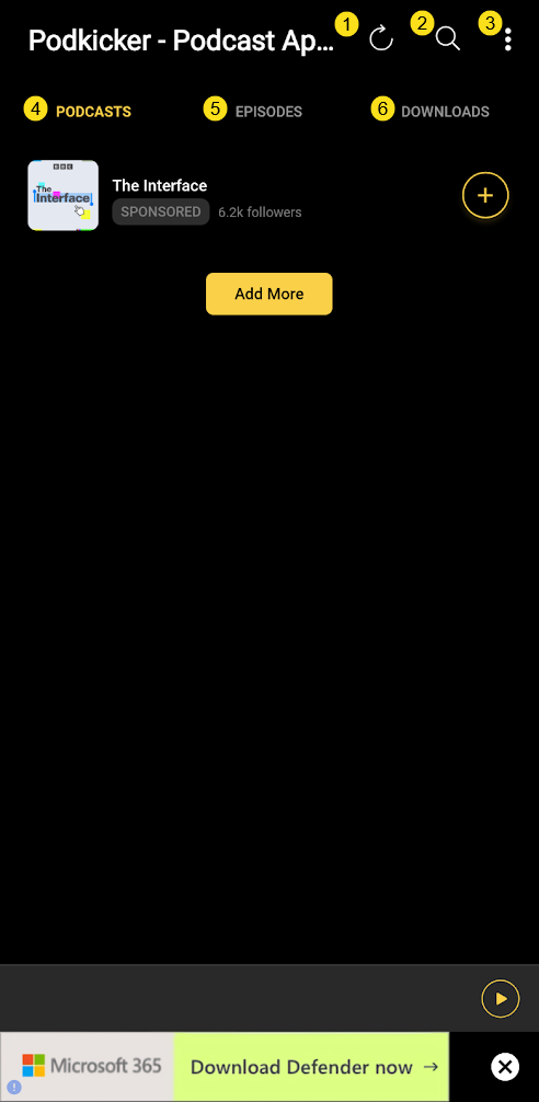 Podkicker - Menu.png